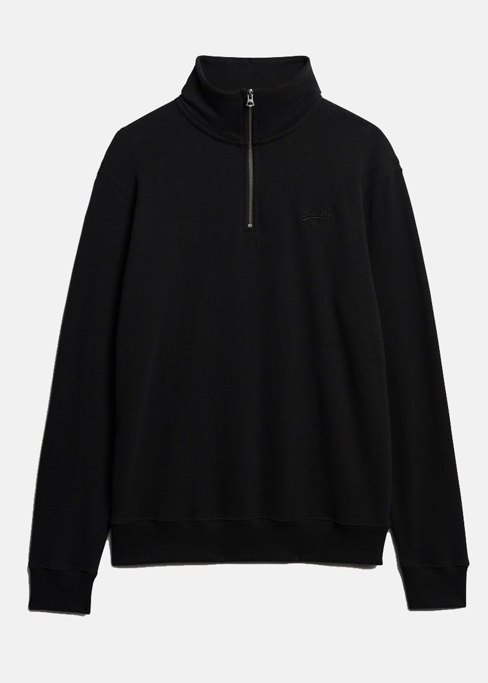 Essential Logo Henley, Black, L, Sweatshirts | Herr - Kläder - Tröjor - Sweatshirts | Padelspecialisterna