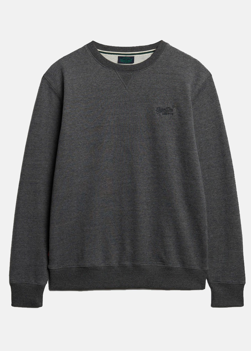 Essential Logo Crew Sweatshirt, Carbon Grey Marl, L, Sweatshirts | Herr - Kläder - Tröjor - Sweatshirts | Padelspecialisterna
