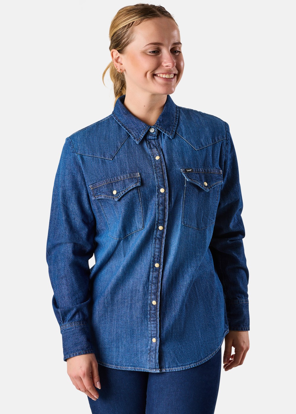 Regular Western Shirt, Through The Woods, L, Skjortor | Dam - Kläder - Piketröjor & Skjortor | Padelspecialisterna
