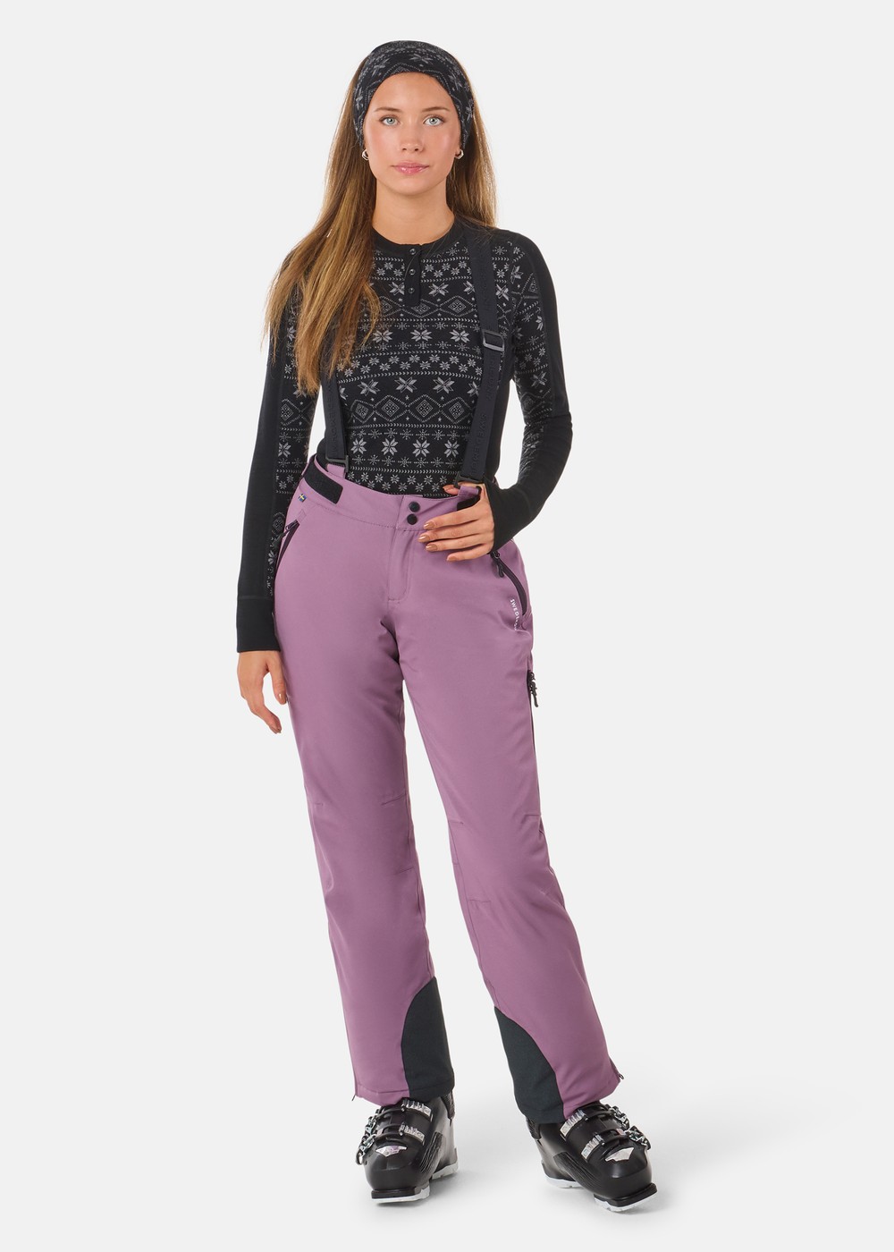 Cervinia Ski Pants Ii W, Dk. Mauve/Dk. Plum, 38, Skidbyxor | Sport & aktivitet - Sporter - Alpin skidåkning - Skidbyxor | Padelspecialisterna
