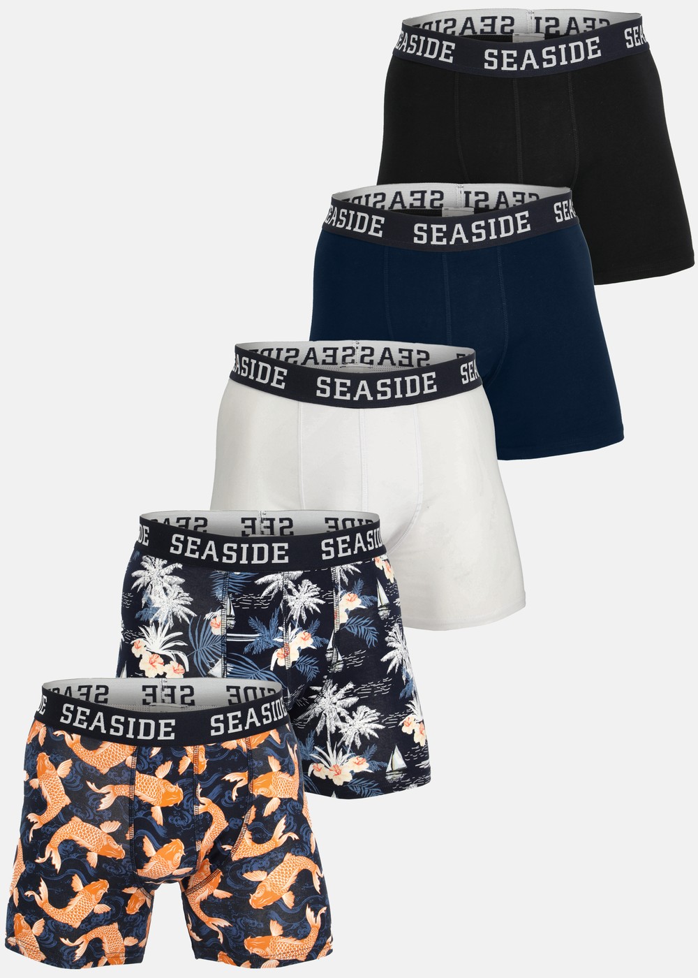 Classic Boxer Shorts 5- Pack, Navy Palmboat Mix, Xs, Kalsonger | Mode - Underkläder - Kalsonger | Padelspecialisterna