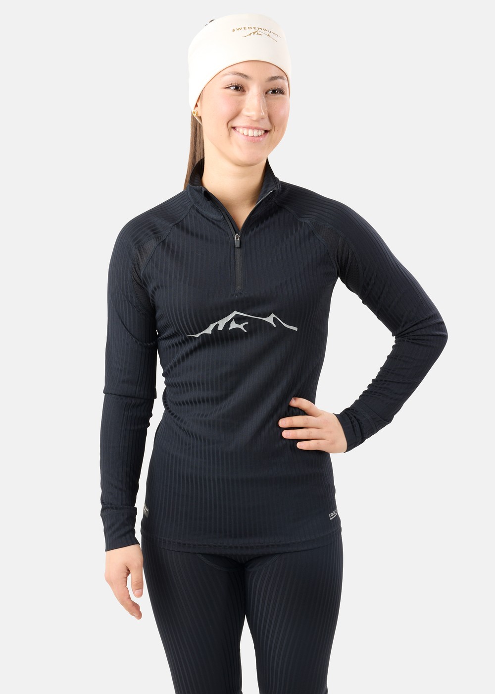 Nordic Pro Baselayer Halfzip W, Black, 36, Funktionsunderställ | Sport & aktivitet - Friluftsliv - Vandringskläder - Underställ - Funktionsunderställ | Padelspecialisterna