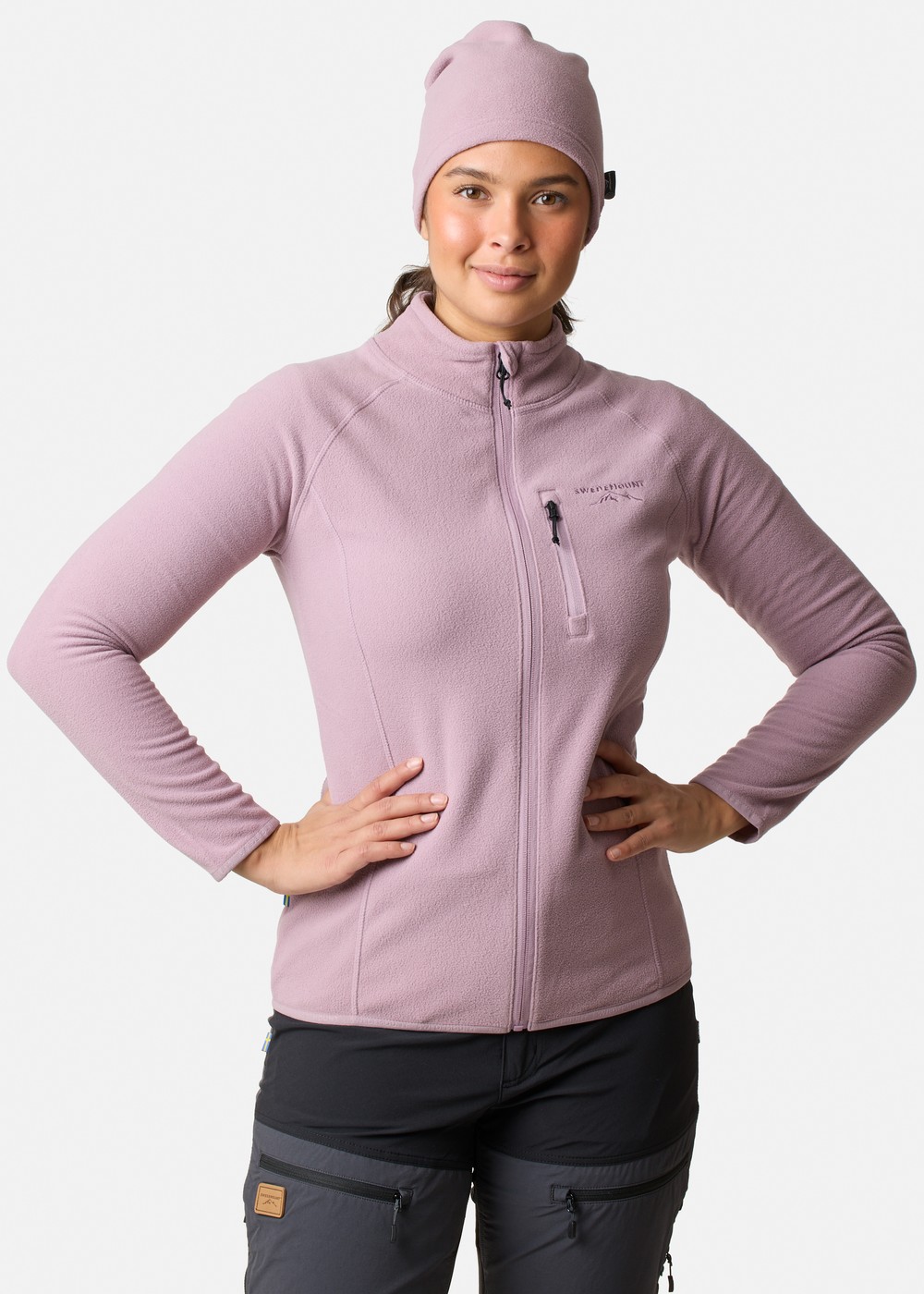 Geilo Fleece Full Zip Ii W, Pale Mauve, 46, Tröjor | Dam - Aktivitet - Outdoorkläder - Tröjor | Padelspecialisterna