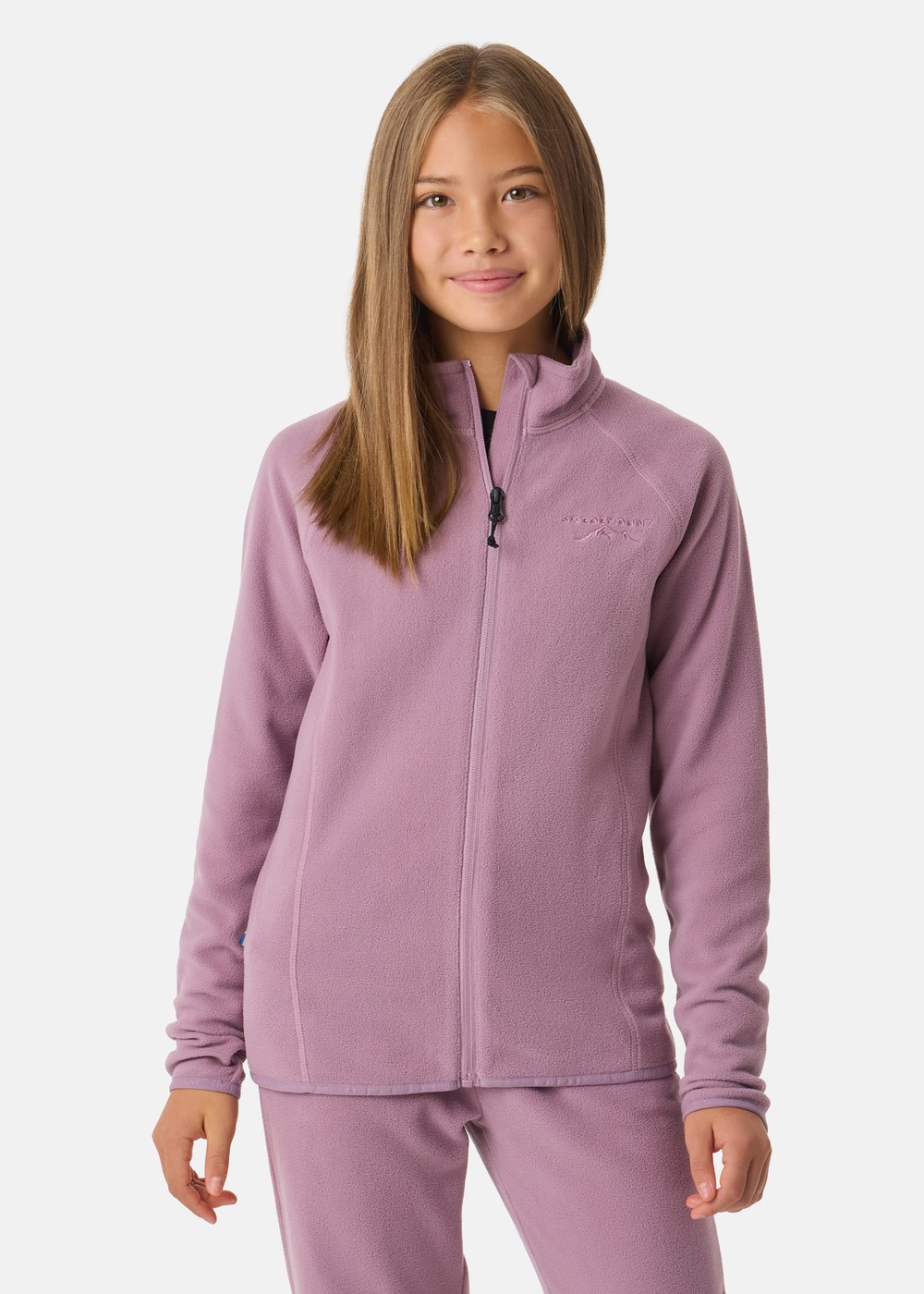 Geilo Fleece Fullzip Ii Jr, Pale Mauve, 120, Fleecetröjor | Junior - KlÀder - Tröjor - Fleecetröjor | Padelspecialisterna