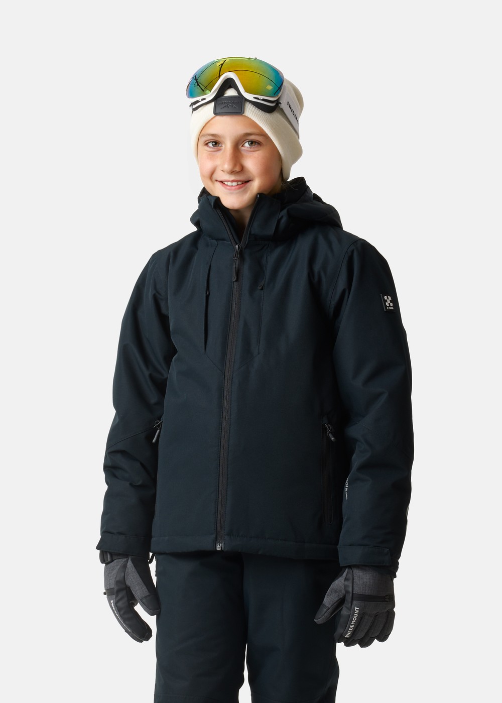 Cortina Ski Jacket Jr, Black, 130, Skidkläder | Sport & aktivitet - Sporter - Alpin skidåkning - Skidkläder | Padelspecialisterna