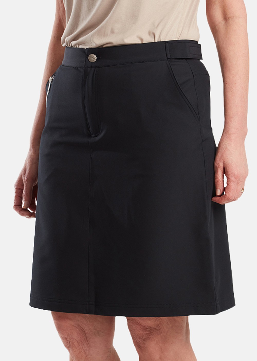 Hollie Reco Long Skort, Black, 36, Shorts | Dam - Kläder - Shorts | Padelspecialisterna