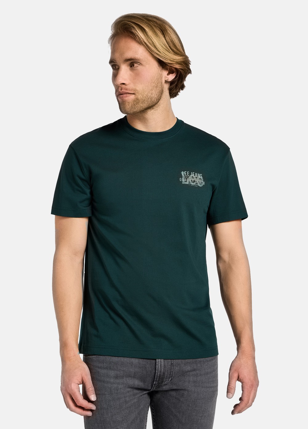 Ss_Relaxed_Logo_Tee Gunmetal, Olv,Sg,Ms,Htr,Ml, Xl, T-Shirts | Herr - Kläder - T-shirts | Padelspecialisterna