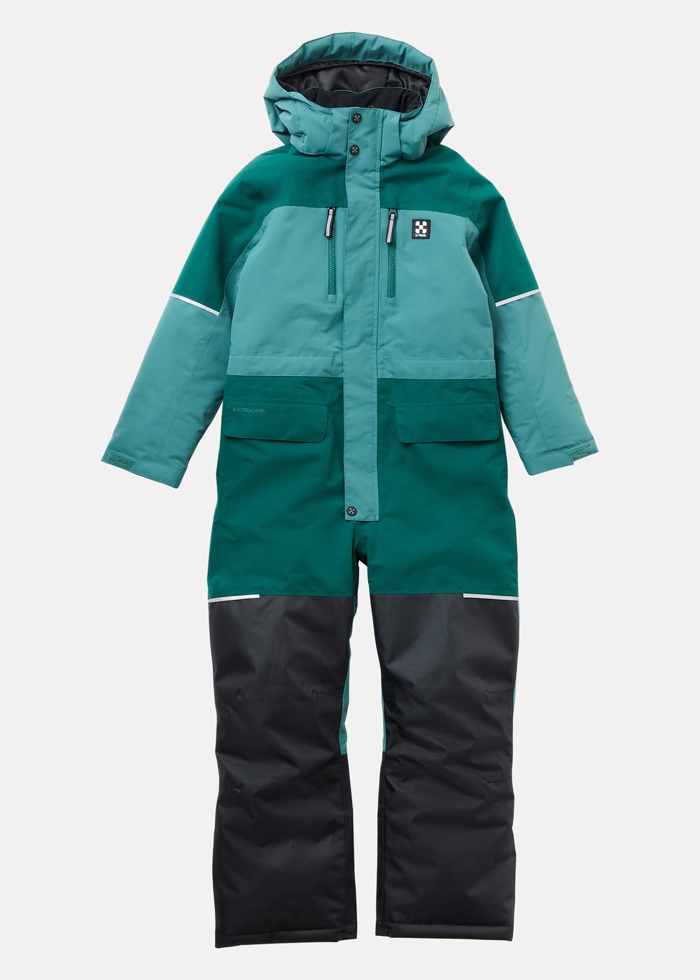 X-Trail Winter Overall Jr, Emerald Green/ Pinegreen, 100, Vinteroveraller | Junior - Kläder - Overaller - Vinteroveraller | Padelspecialisterna