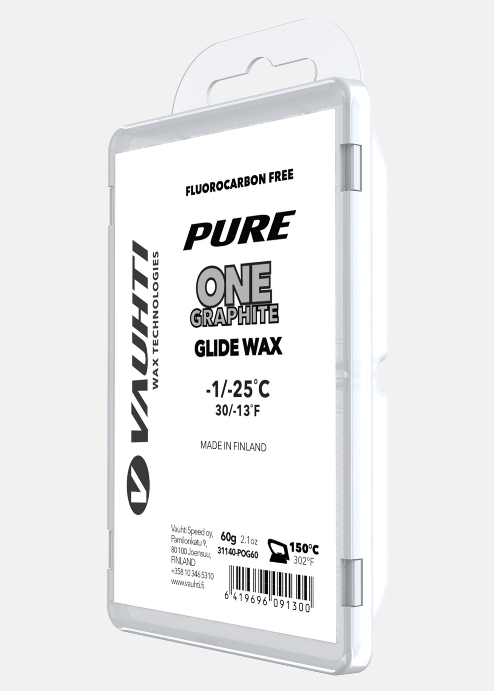 Pure One Graphite, GrÄ, 60, Tillbehör | Sport & aktivitet - Sporter - LÀngdskidÄkning - Tillbehör | Padelspecialisterna