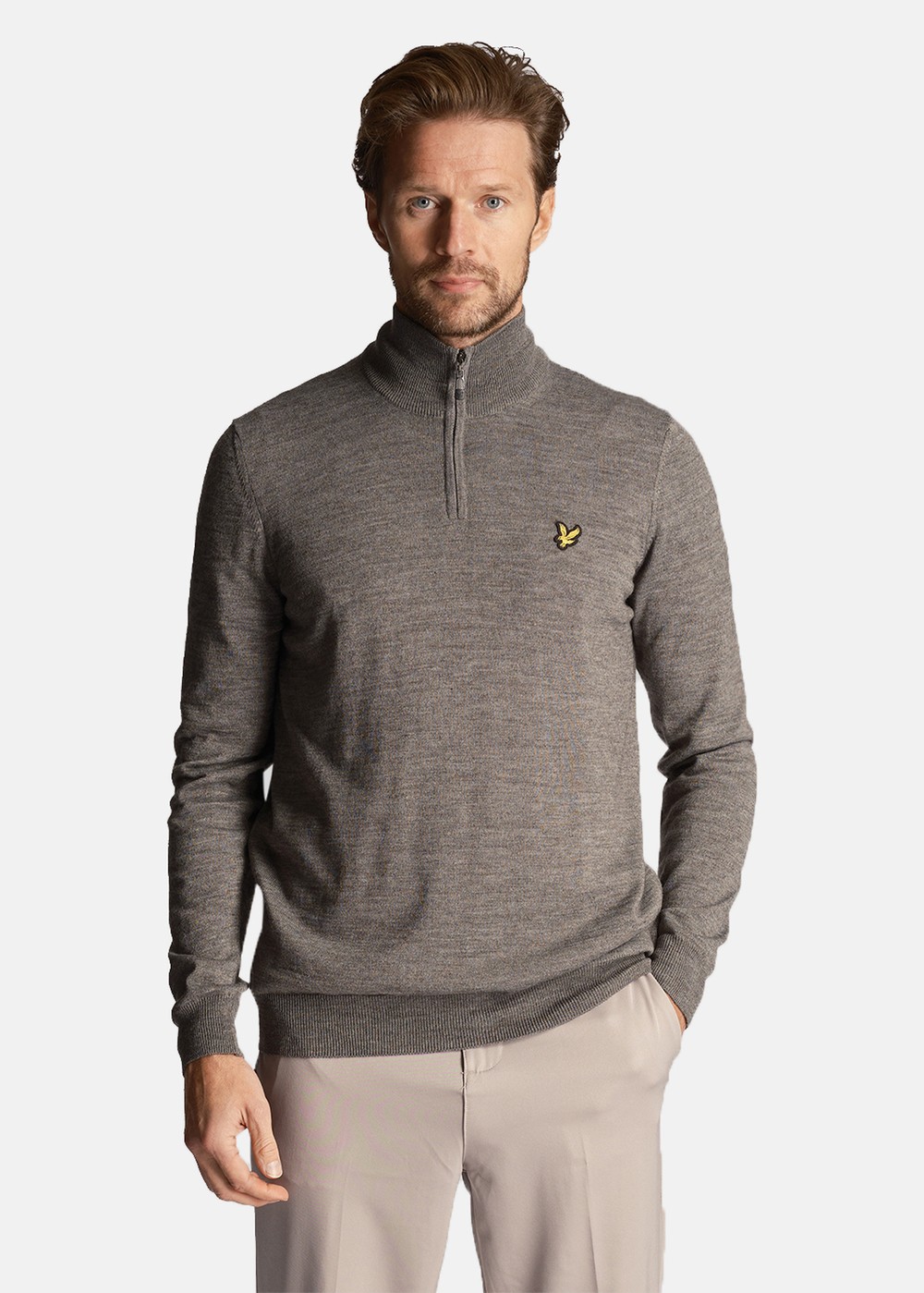 Golf Core 1/4 Zip Merino Mix, Mid Grey Marl, 2xl, Sweatshirts | Herr - Kläder - Tröjor - Sweatshirts | Padelspecialisterna
