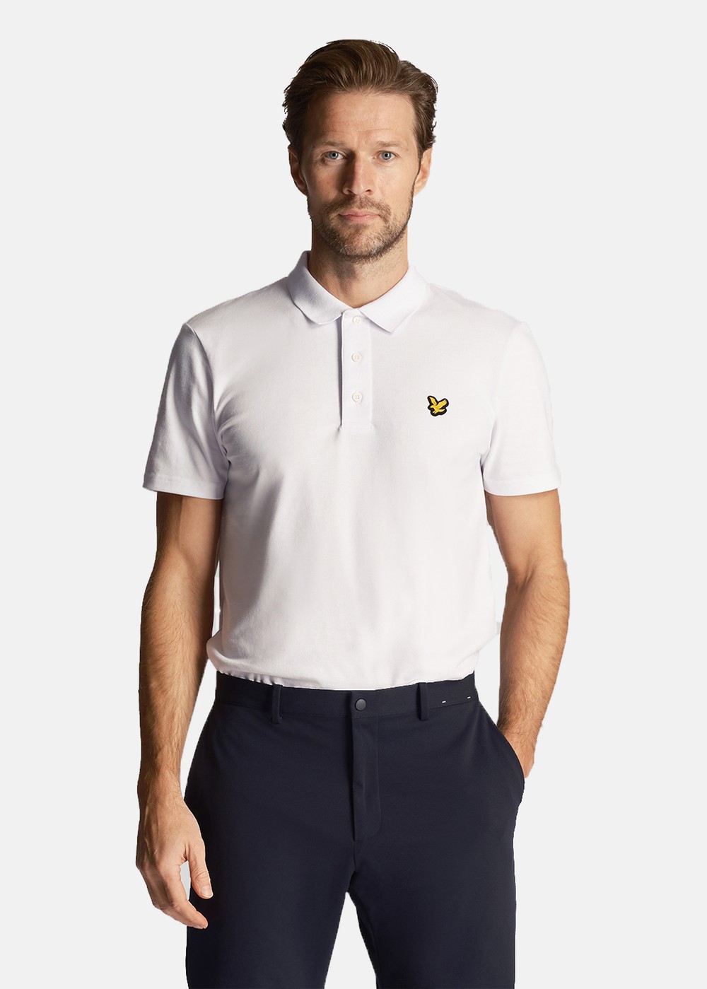 Sport Ss Polo, White, M, Bomullspikéer | Mode - Pikétröjor - Bomullspikéer | Padelspecialisterna