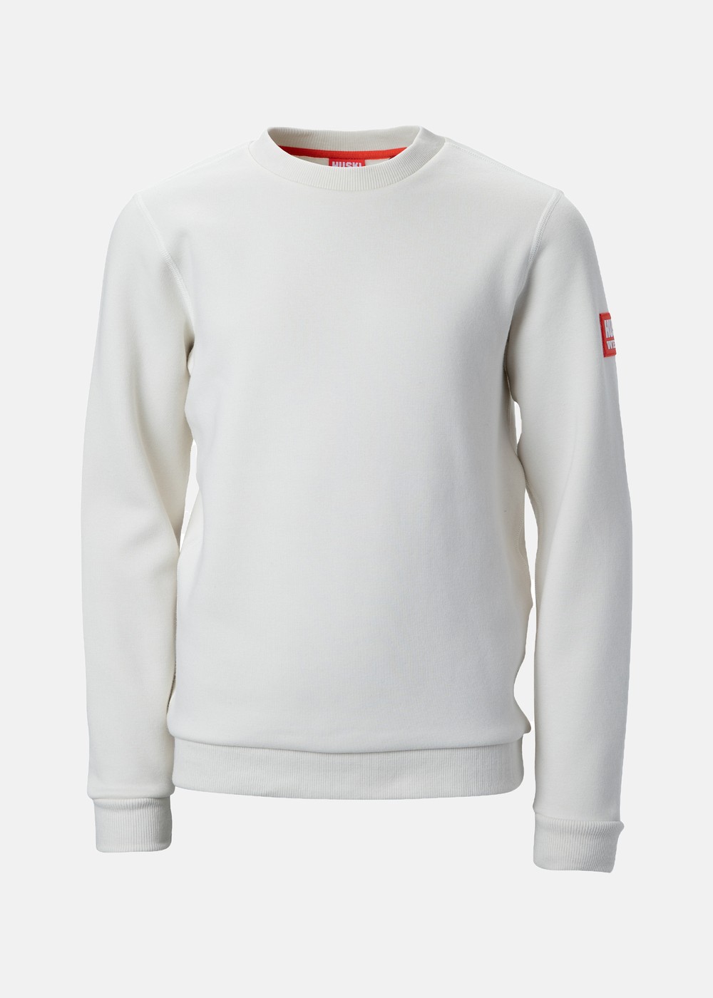Jr Logo Crew 2, Huski Snow White, 134, Tröjor | Junior - Kläder - Tröjor | Padelspecialisterna