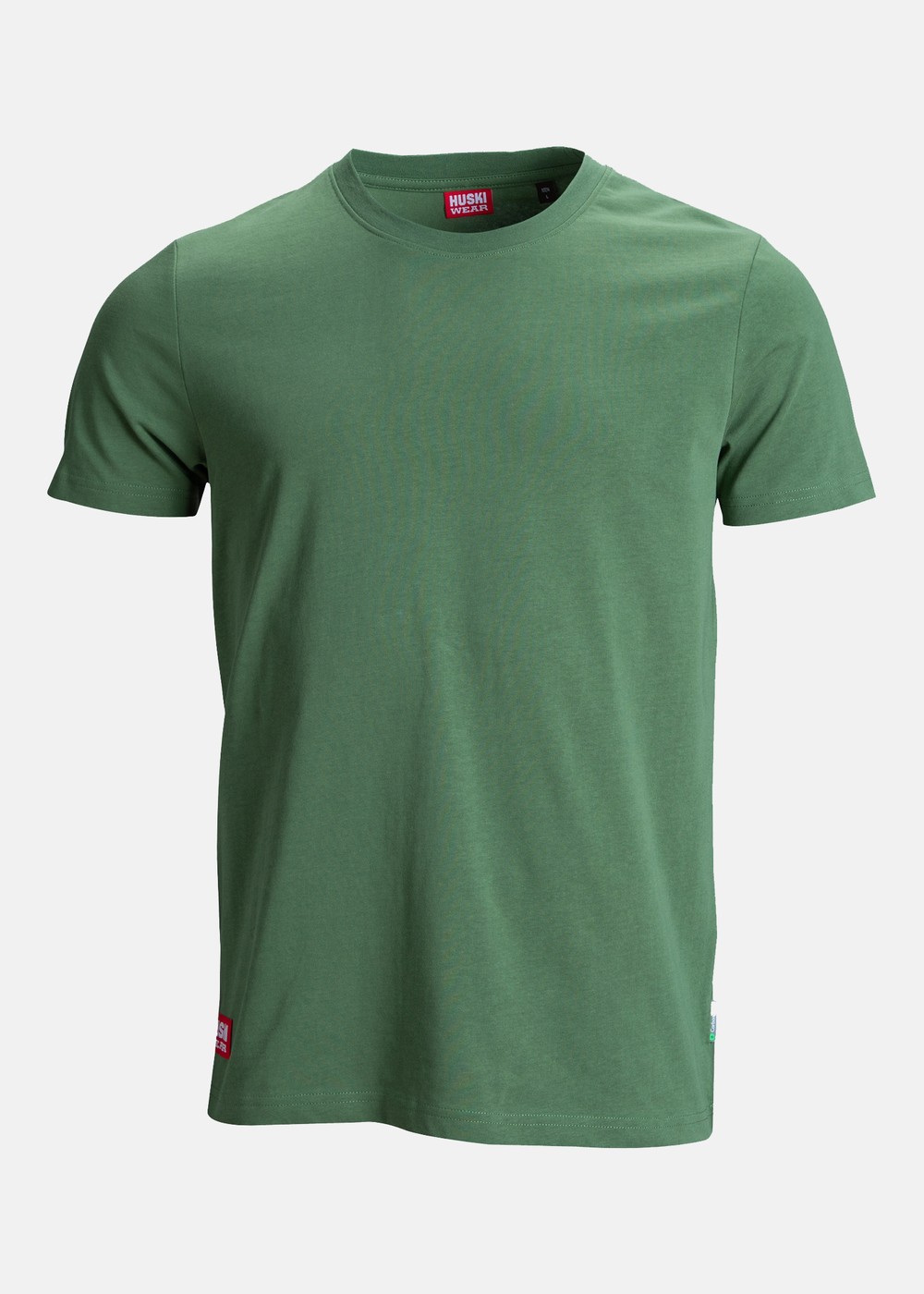 Striped Logo Tee, Middle Green, S, T-Shirts | Herr - Kläder - T-shirts | Padelspecialisterna