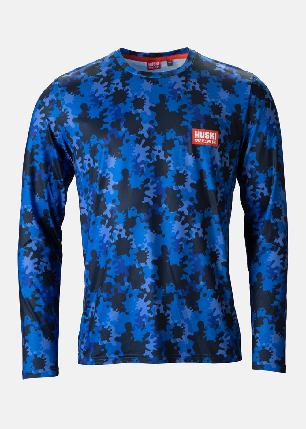 W Active Top Ls, Azure Camo, Xs, Tränings-T-Shirts | Dam - Aktivitet - Träningskläder - Tränings-t-shirts | Padelspecialisterna