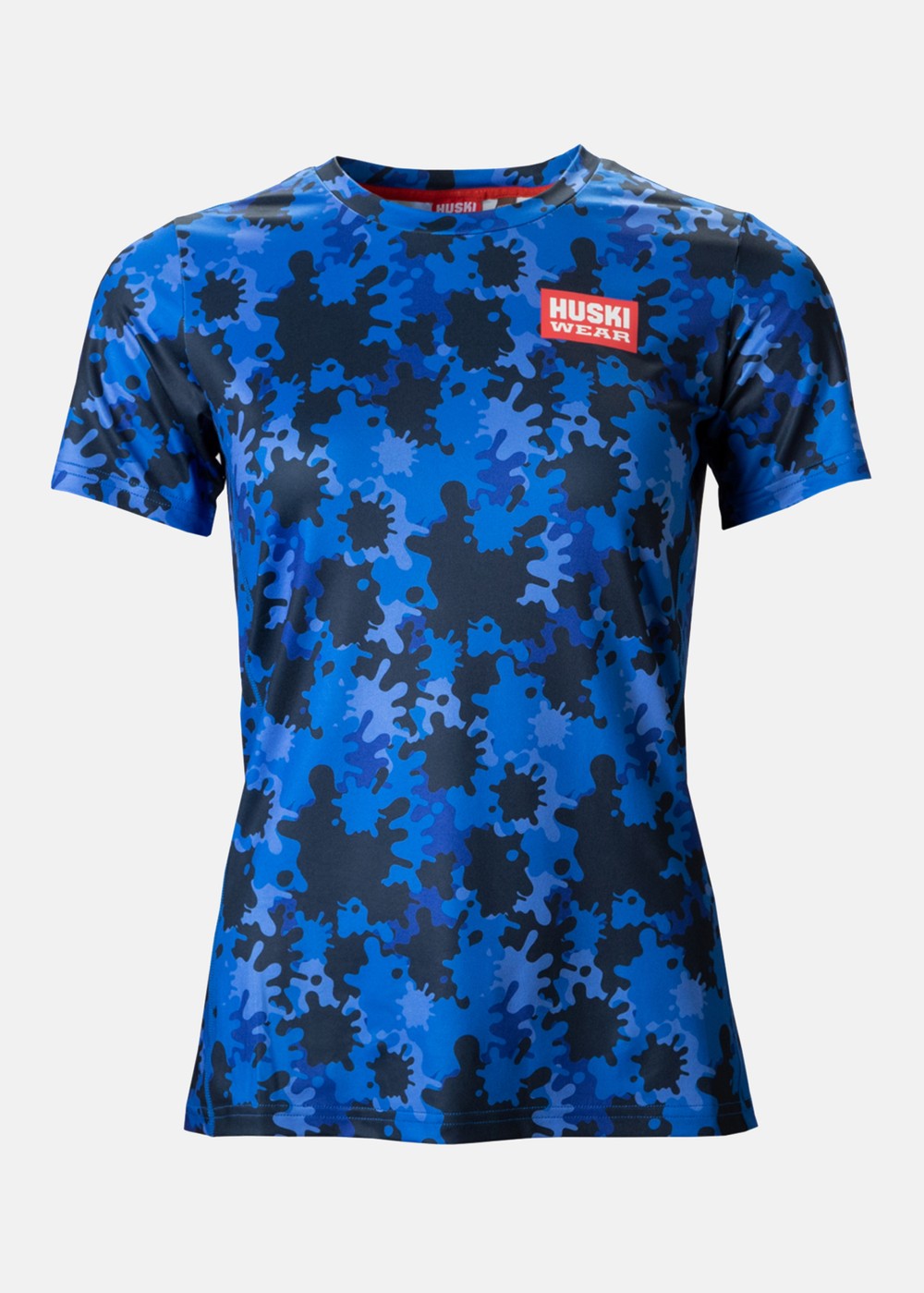 W Active Top Ss, Azure Camo, S, Löparkläder | Sport & aktivitet - Sporter - Löpning - Löparkläder | Padelspecialisterna