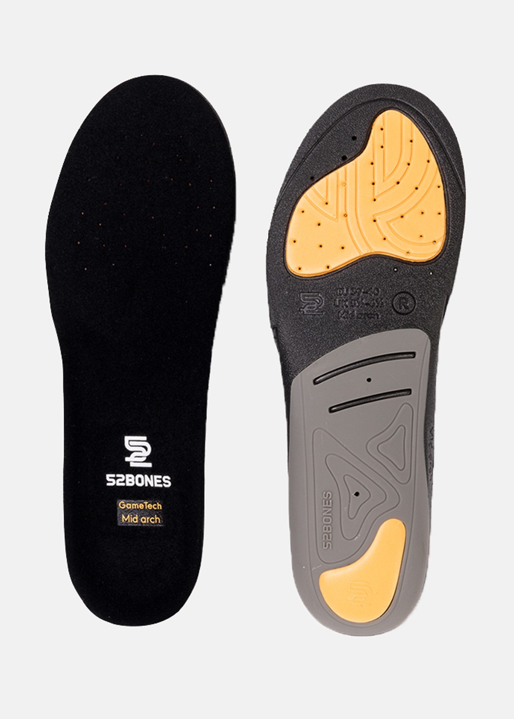 Gametech, Black Mid Support, 35-36, Sulor | Dam - Skor - Tillbehör skor - Sulor | Padelspecialisterna