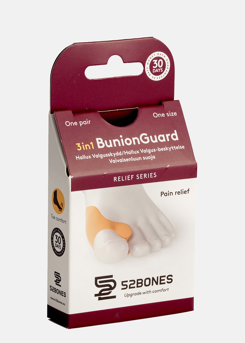 3 In 1 Bunion Guard, Orange, No Size, Tillbehör Skor | Herr - Skor - Tillbehör skor | Padelspecialisterna