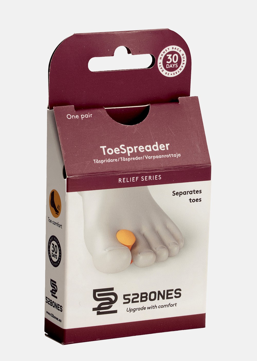 Toespreader, Orange, S/M, Tillbehör Skor | Junior - Skor - Tillbehör skor | Padelspecialisterna