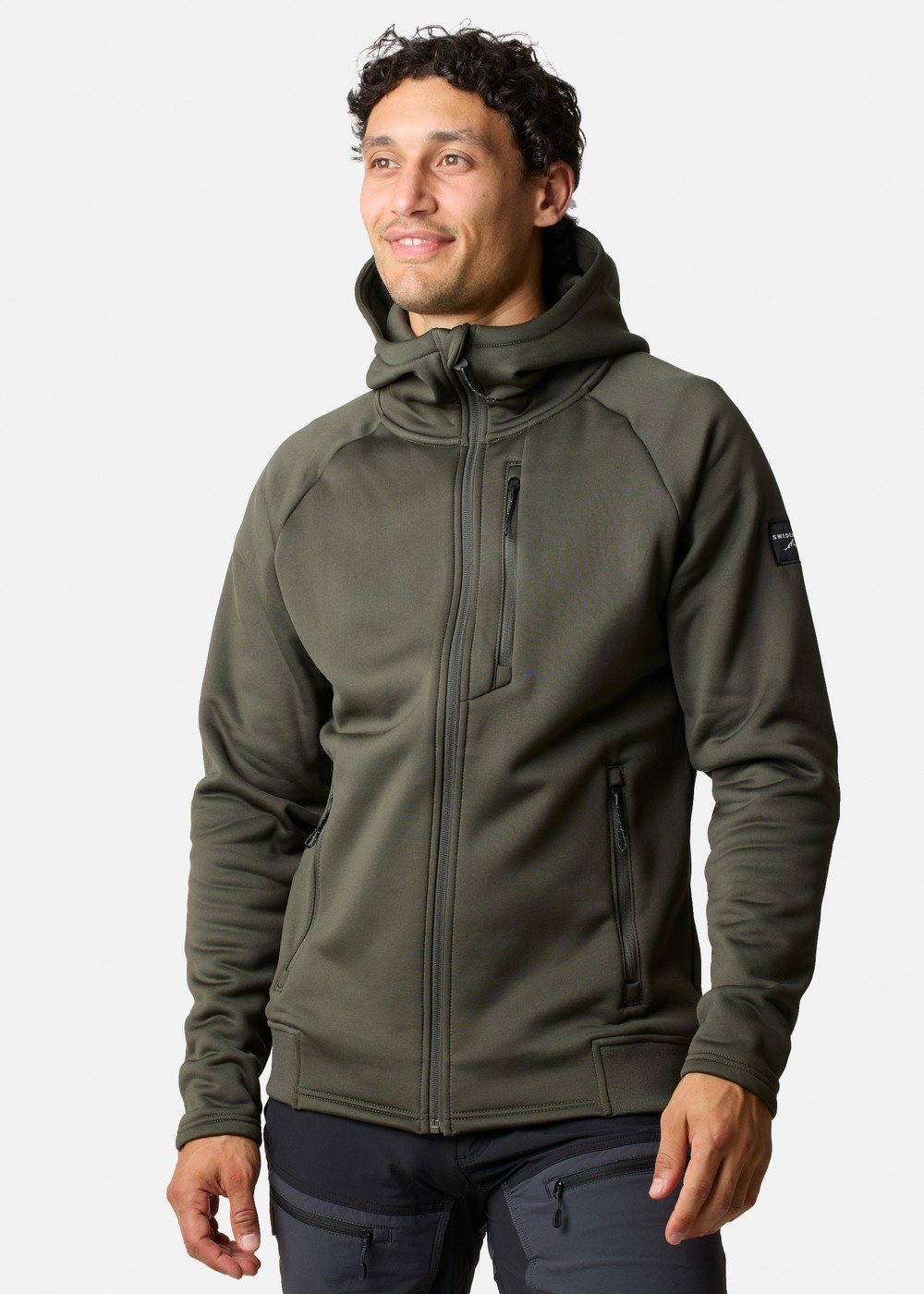 Lofoten Tech Stretch Hood, Olive, 3xl, Hoodies | Herr - Kläder - Tröjor - Hoodies | Padelspecialisterna