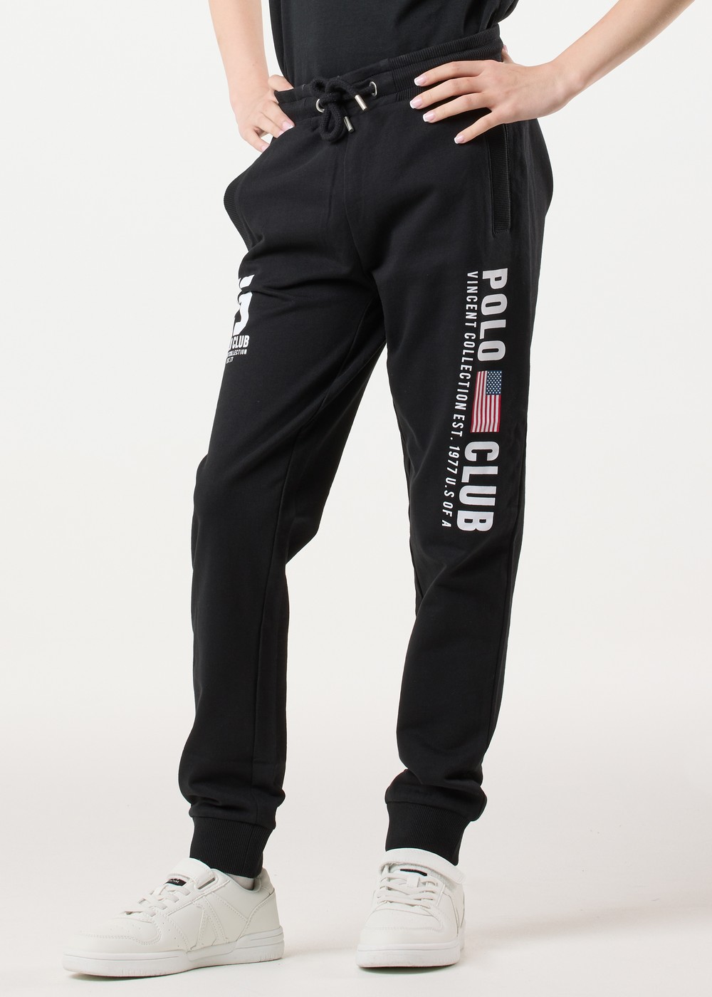 San Diego Sweat Pants Jr, Black, 158/164, Vardagsbyxor | Junior - Kläder - Byxor - Vardagsbyxor | Padelspecialisterna