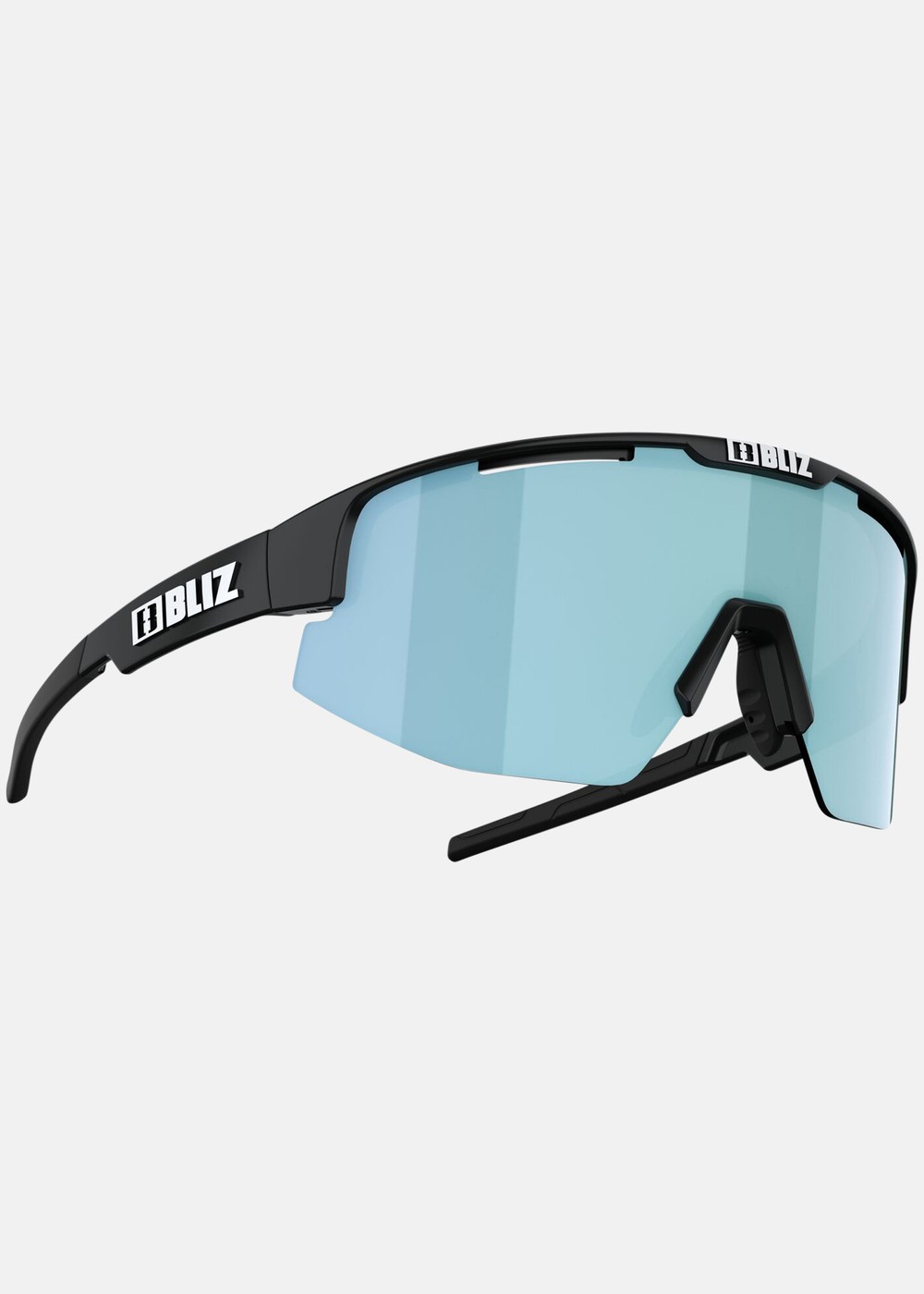 Matrix Small, Matte Black / Smoke W Ice Blue, Onesize, Solglasögon | Sport & aktivitet - Sporter - Löpning - Solglasögon | Padelspecialisterna