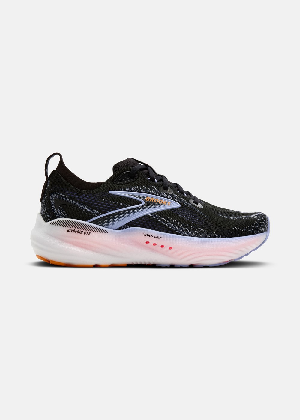 Glycerin Gts 22, Black/Blue Heron/Orange, 41 (Us 9.5), Pronationsskor | Skor - Träningsskor - Löparskor - Pronationsskor | Padelspecialisterna