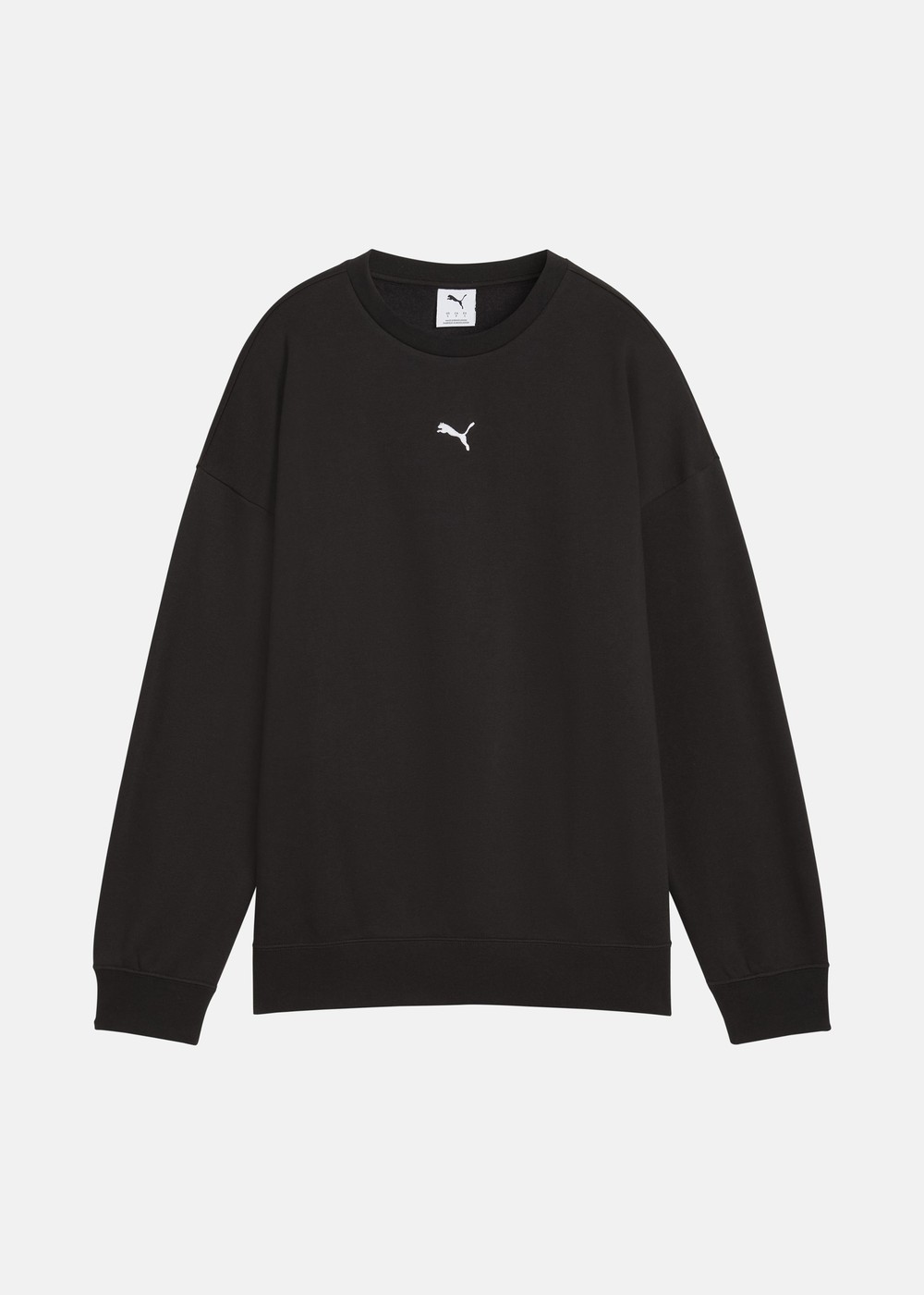 Ess Oversized Crew Fl, Puma Black, L, Sweatshirts | Dam - Kläder - Tröjor - Sweatshirts | Padelspecialisterna