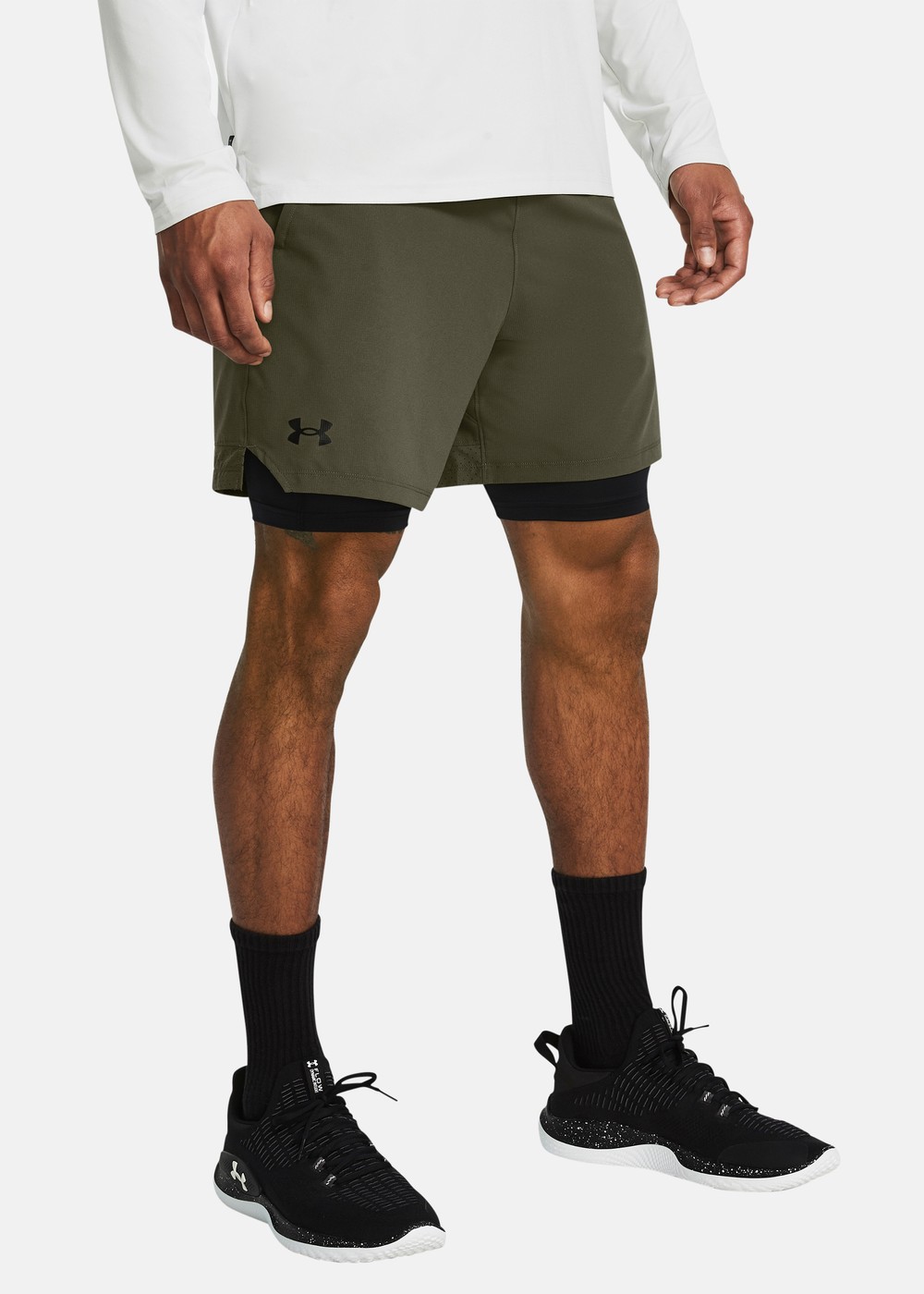 Ua Vanish Woven 2in1 Sts, Marine Od Green, 2xl, Löparshorts | Herr - Aktivitet - LöparklÀder - Löparshorts | Padelspecialisterna
