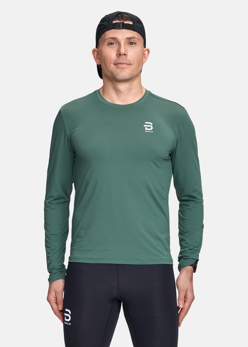 Long Sleeve Tempo, Dark Forest, L, Träningströjor | Herr - Aktivitet - Träningskläder - Träningströjor | Padelspecialisterna