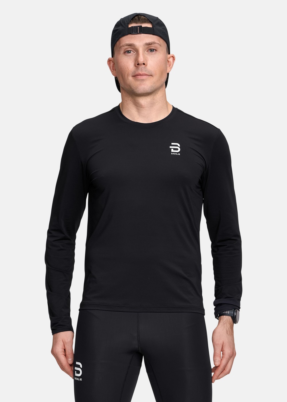 Long Sleeve Tempo, Black, M, Träningströjor | Herr - Aktivitet - Träningskläder - Träningströjor | Padelspecialisterna