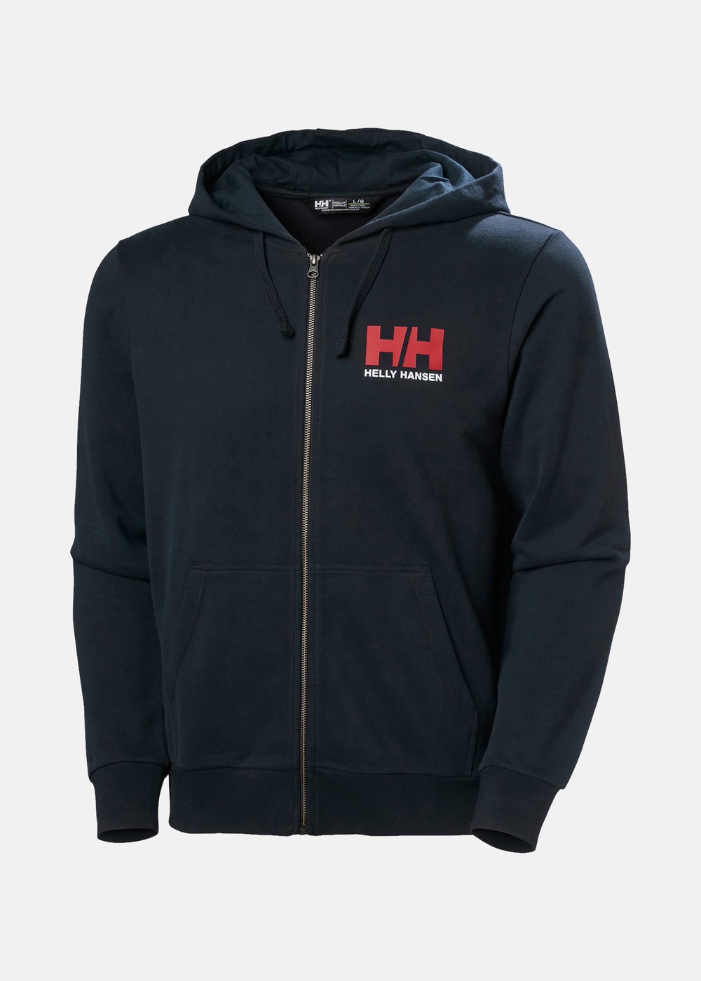 Hh Logo Full Zip Hoodie 2.0, 597 Navy, M, Hoodies | Herr - Kläder - Tröjor - Hoodies | Padelspecialisterna
