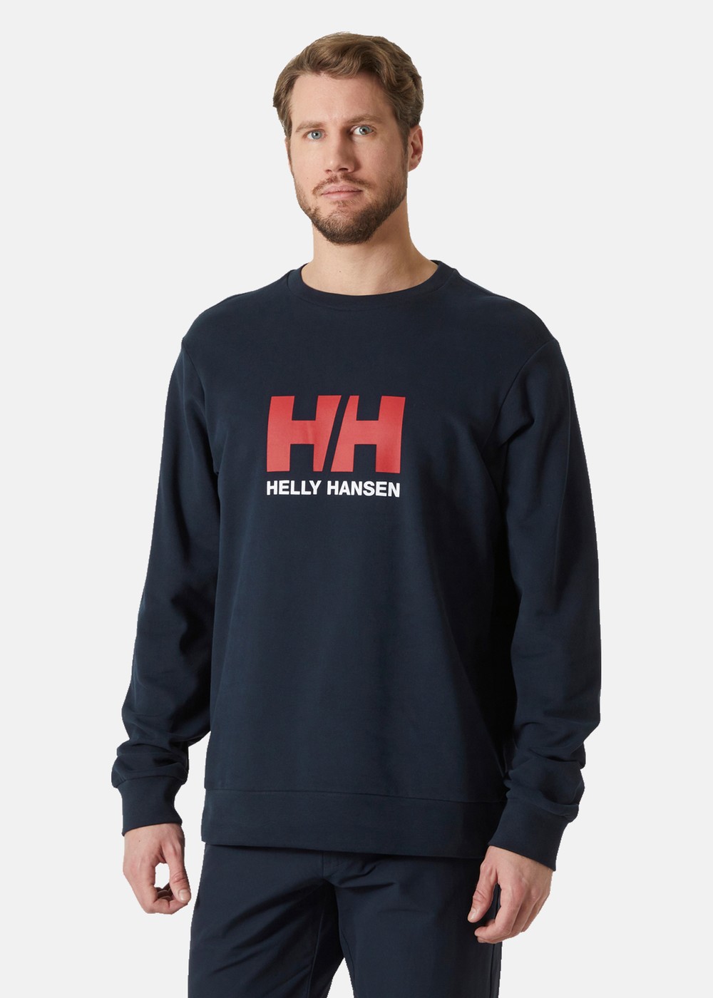 Hh Logo Crew Sweat 2.0, 597 Navy, S, Sweatshirts | Herr - Kläder - Tröjor - Sweatshirts | Padelspecialisterna