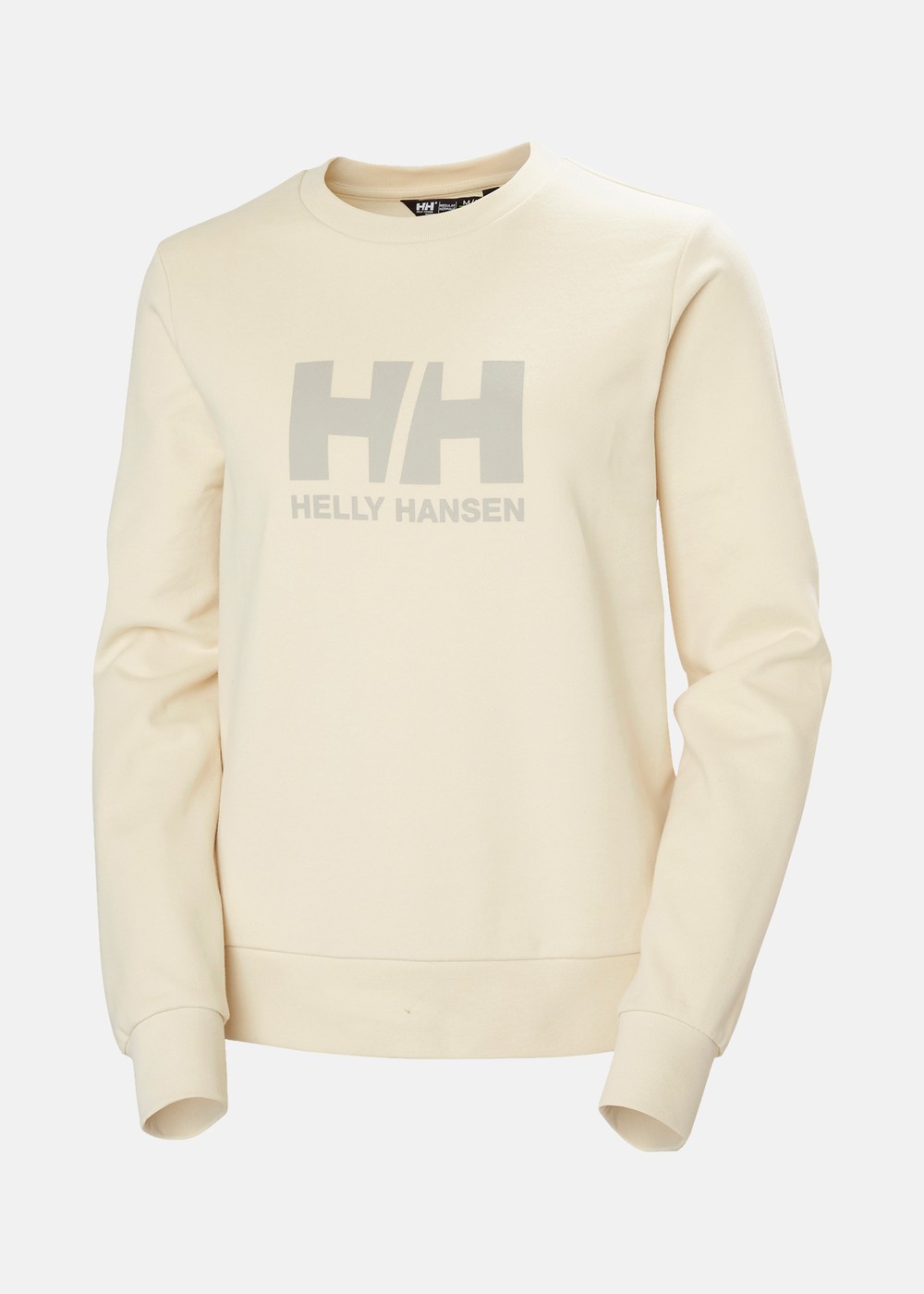 W Hh Logo Crew Sweat 2.0, 034 Cream, 2xl, Sweatshirts | Dam - Kläder - Tröjor - Sweatshirts | Padelspecialisterna