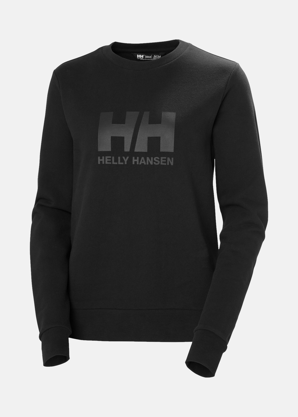 W Hh Logo Crew Sweat 2.0, 990 Black, S, Sweatshirts | Dam - Kläder - Tröjor - Sweatshirts | Padelspecialisterna