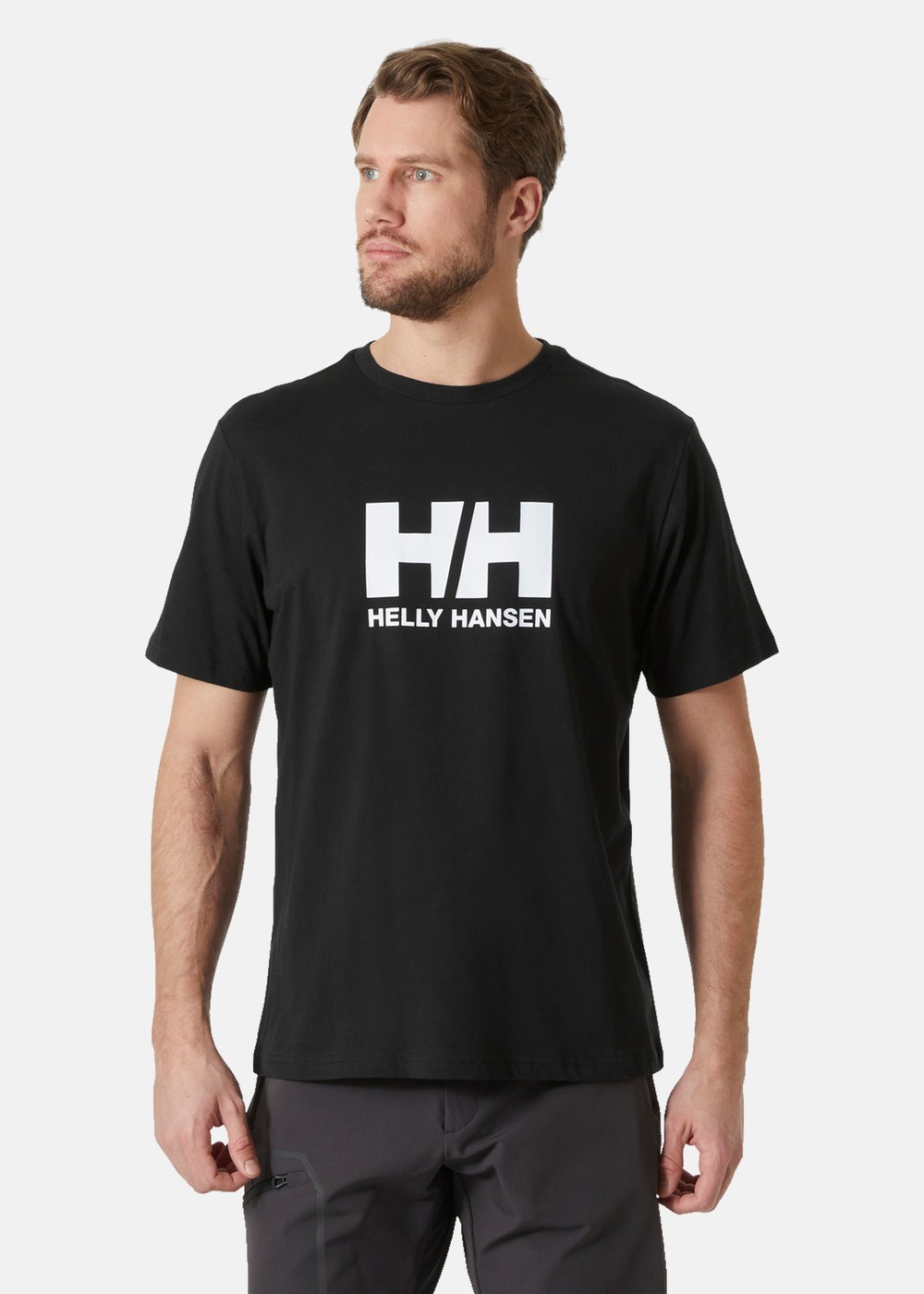 Hh Logo T-Shirt 3.0, 990 Black, M, T-Shirts | Herr - Kläder - T-shirts | Padelspecialisterna