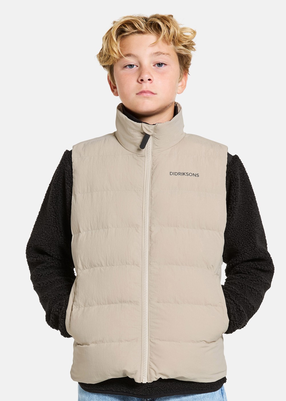 Kilo Kids Vest, Clay Beige, 160, Jackor | Junior - Aktivitet - Outdoorkläder - Jackor | Padelspecialisterna