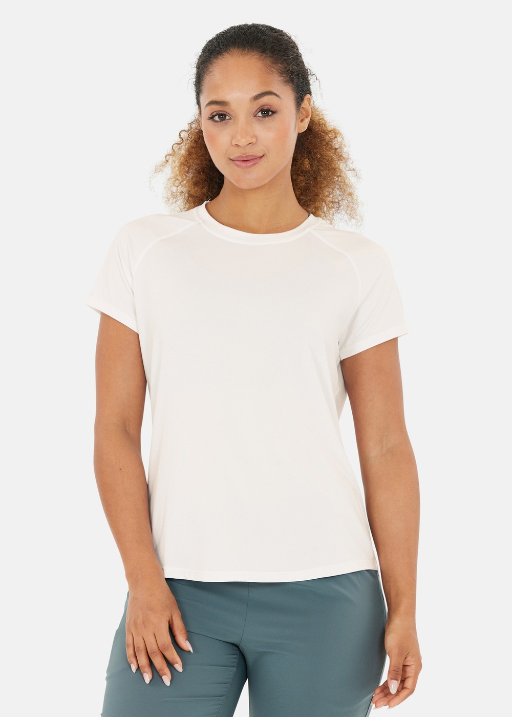 Gaina V2 W S/S Tee, White, 40, Tränings-T-Shirts | Dam - Aktivitet - Träningskläder - Tränings-t-shirts | Padelspecialisterna