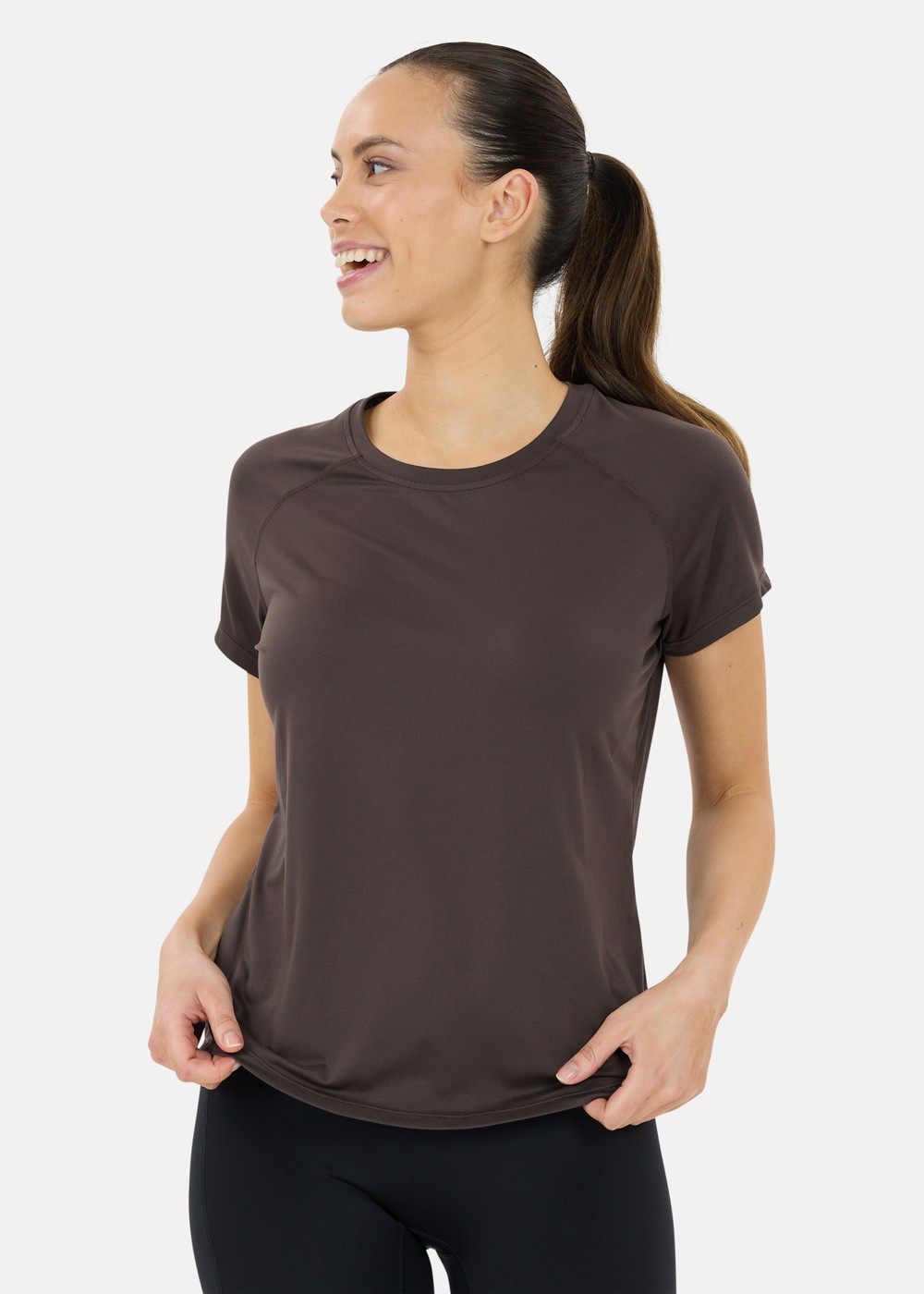 Gaina V2 W S/S Tee, Shale, 46, Tränings-T-Shirts | Dam - Aktivitet - Träningskläder - Tränings-t-shirts | Padelspecialisterna