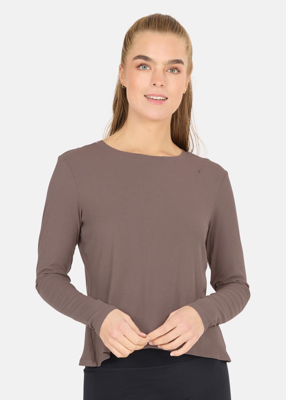 Mandes W L/S Tee, Falcon, 40, T-Shirts | Dam - Kläder - T-shirts | Padelspecialisterna