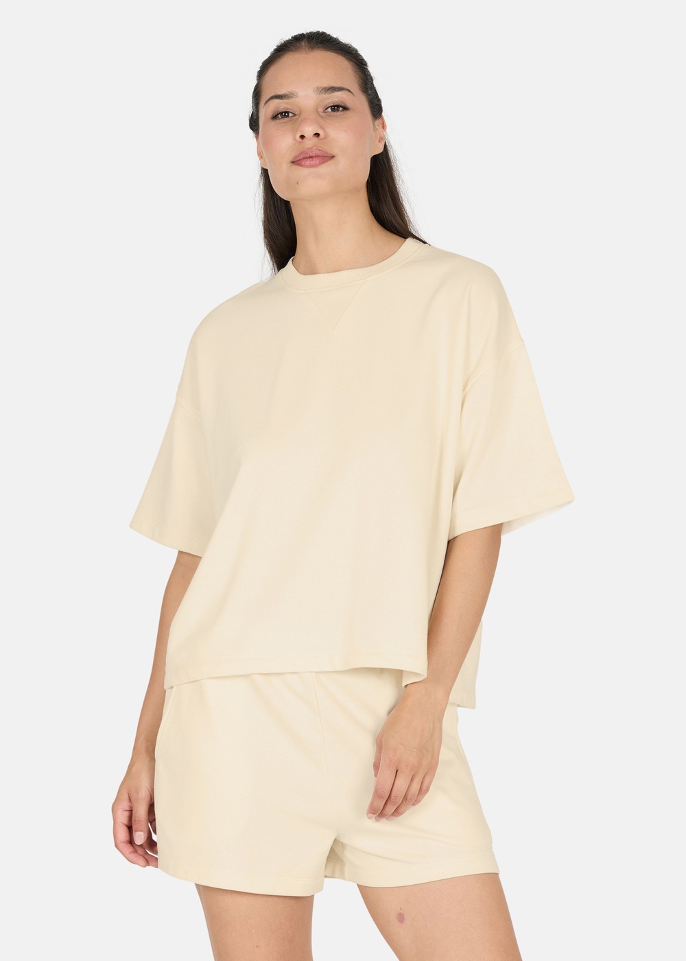 Crecy W S/S Tee, Whisper White, 46, Löpar-T-Shirts | Dam - Aktivitet - Löparkläder - Löpar-t-shirts | Padelspecialisterna