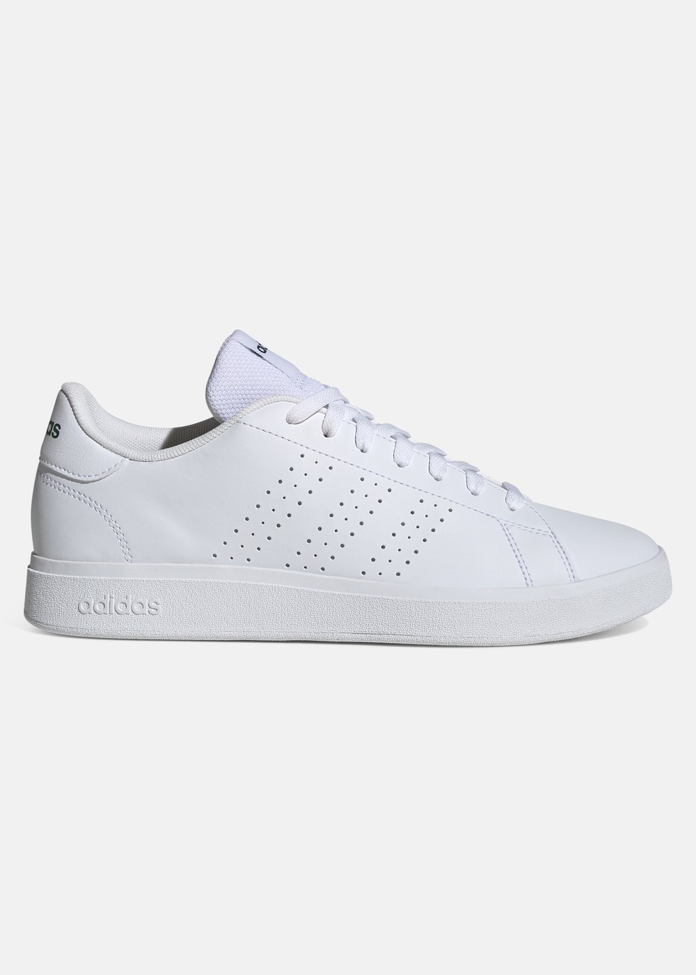 Advantage Base 2.0, Ftwwht/Ftwwht/Cgreen, 48 (Uk 12.5), Sneakers | Herr - Skor - Sneakers | Padelspecialisterna