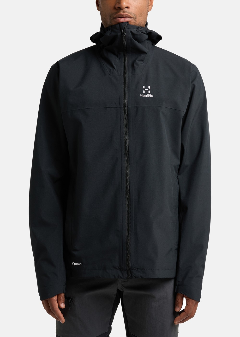 Korp Proof Jacket Men, True Black, 2xl, Regnjackor | Herr - Kläder - Regnkläder - Regnjackor | Padelspecialisterna