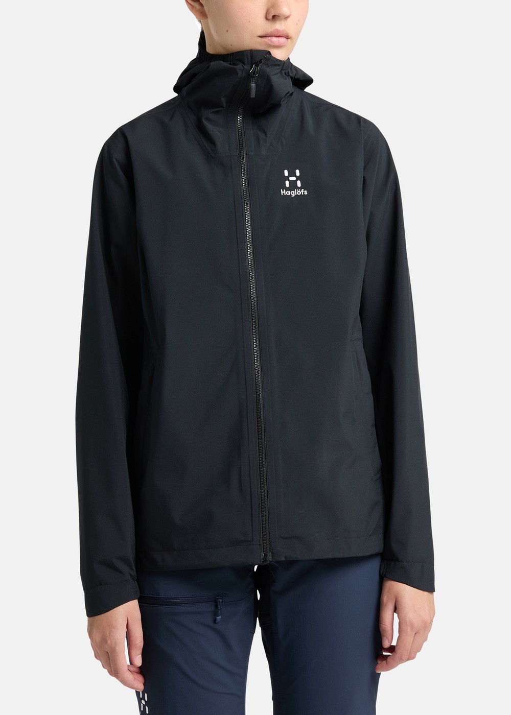 Korp Proof Jacket Women, True Black, S, Regnjackor | Dam - Kläder - Jackor - Regnjackor | Padelspecialisterna