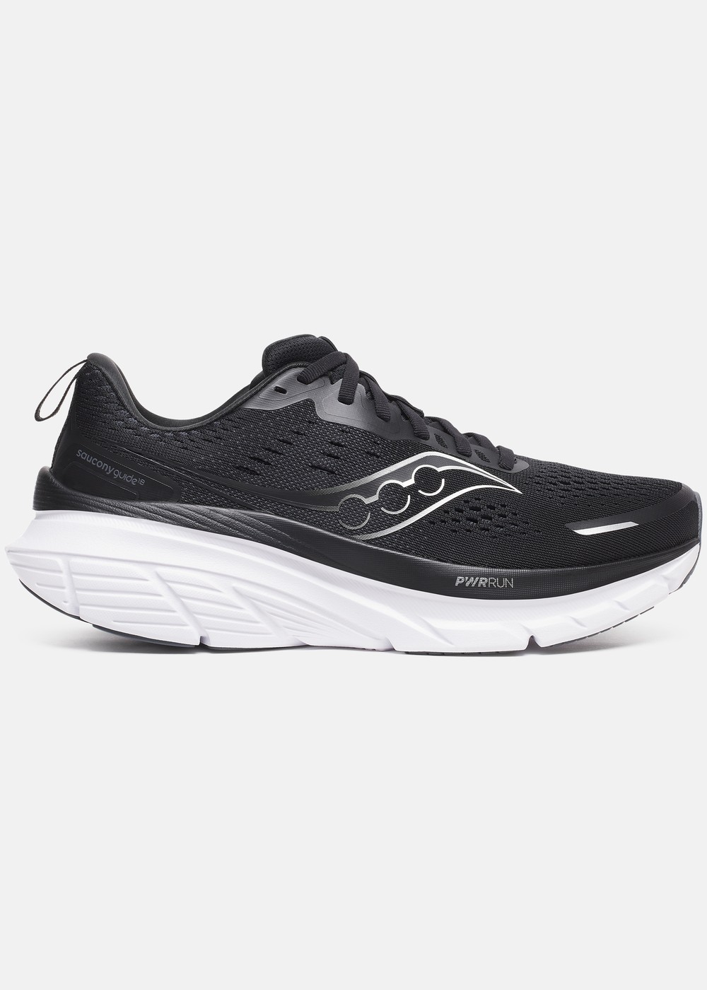 Guide 18, Triple Black, 41 (Us 8), Pronationsskor | Skor - Träningsskor - Löparskor - Pronationsskor | Padelspecialisterna