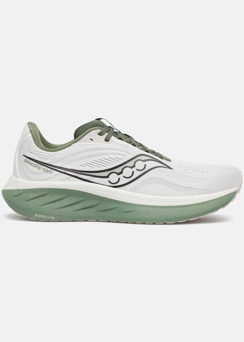 Ride 18, White/Olivine, 42,5 (Us 9), Löparskor | Sport & aktivitet - Sporter - Löpning - Löparskor | Padelspecialisterna
