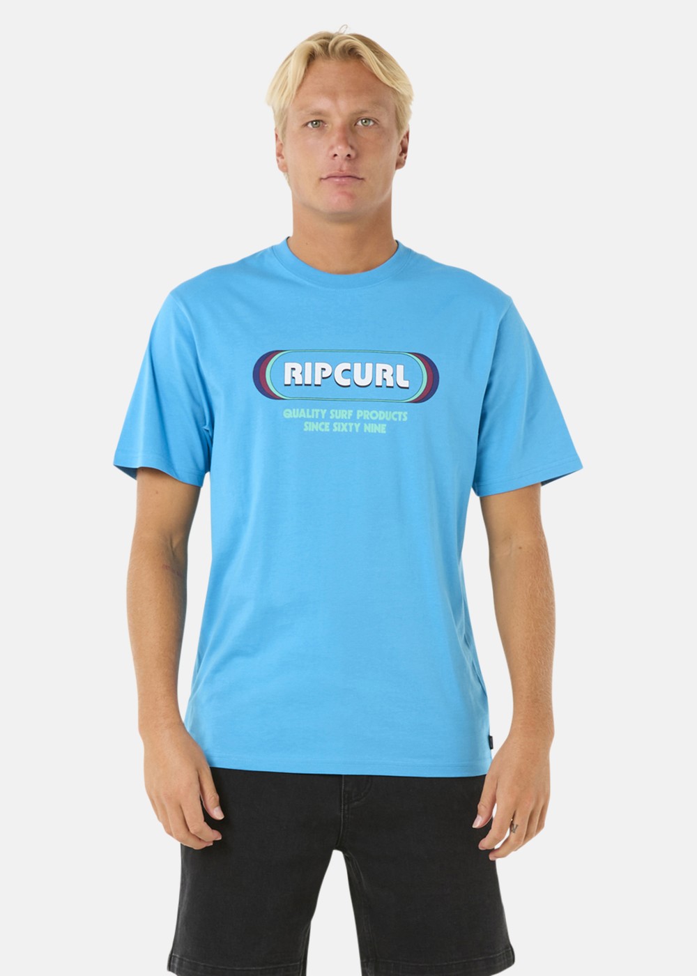 Surf Revival Yo Mumma Tee, Blue Paint, L, T-Shirts | Herr - Kläder - T-shirts | Padelspecialisterna