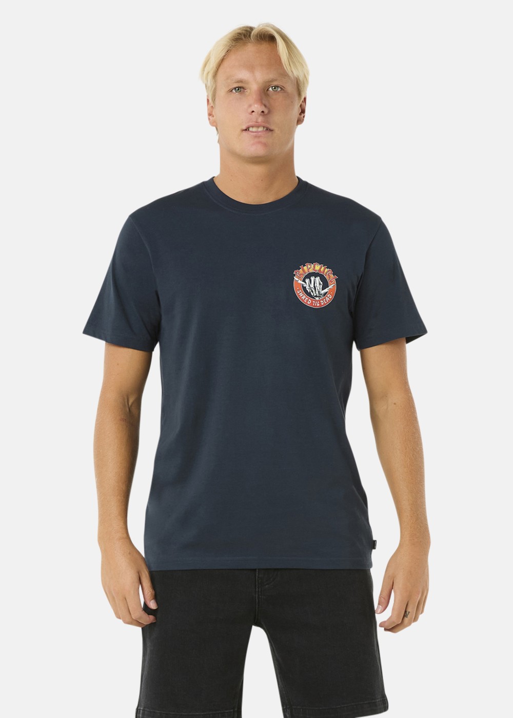 Shred Til Tee, Dark Navy, M, T-Shirts | Herr - Kläder - T-shirts | Padelspecialisterna