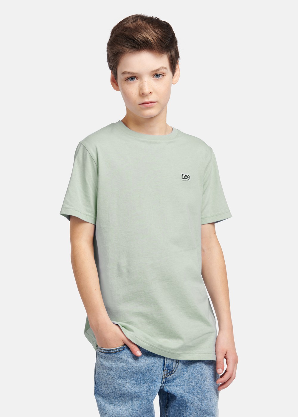 Badge T-Shirt, Slit Green, 12-13, T-Shirts | Junior - Kläder - T-shirts | Padelspecialisterna