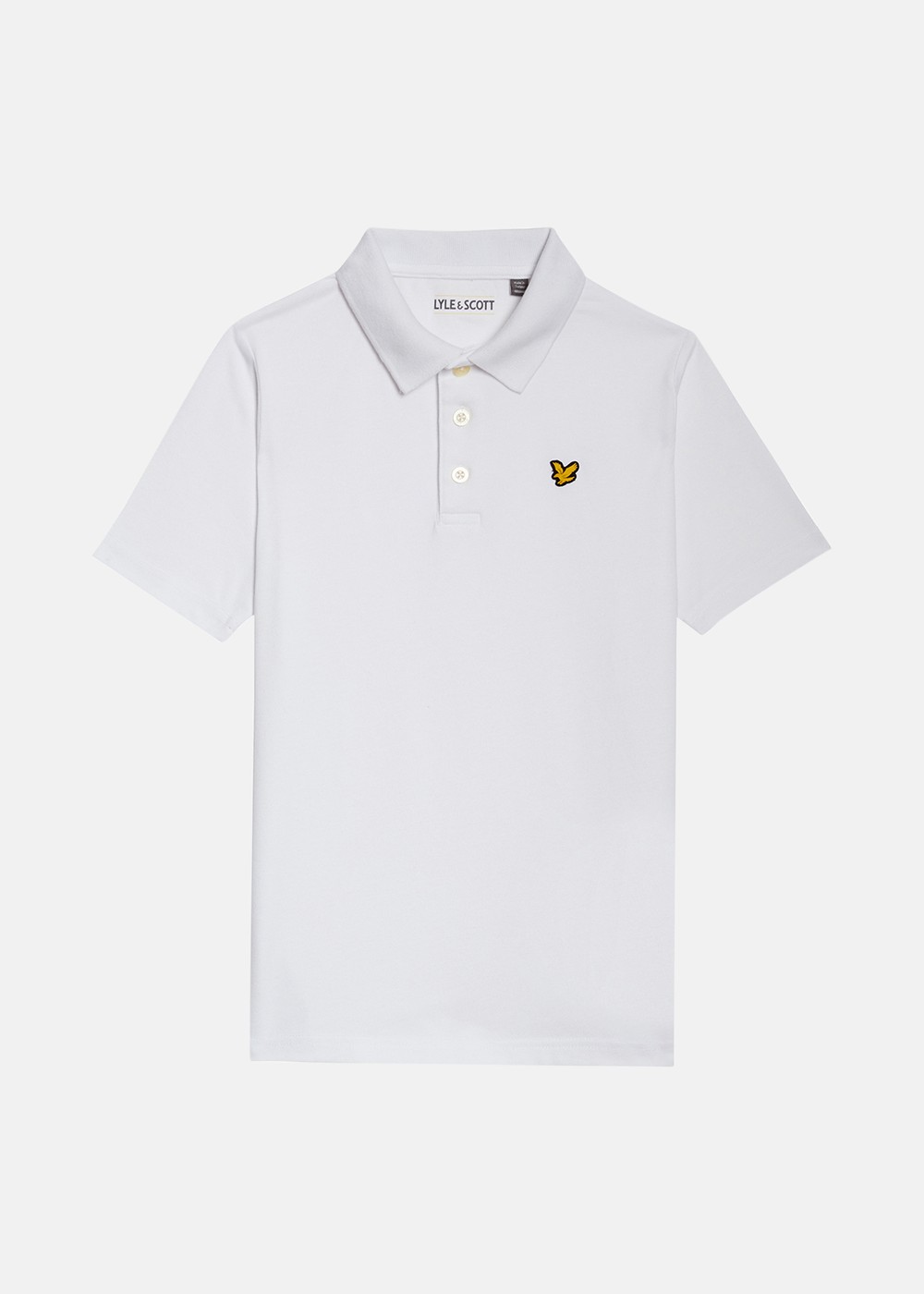 Sports Polo Shirt, White, 10-11, Bomullspikéer | Mode - Pikétröjor - Bomullspikéer | Padelspecialisterna