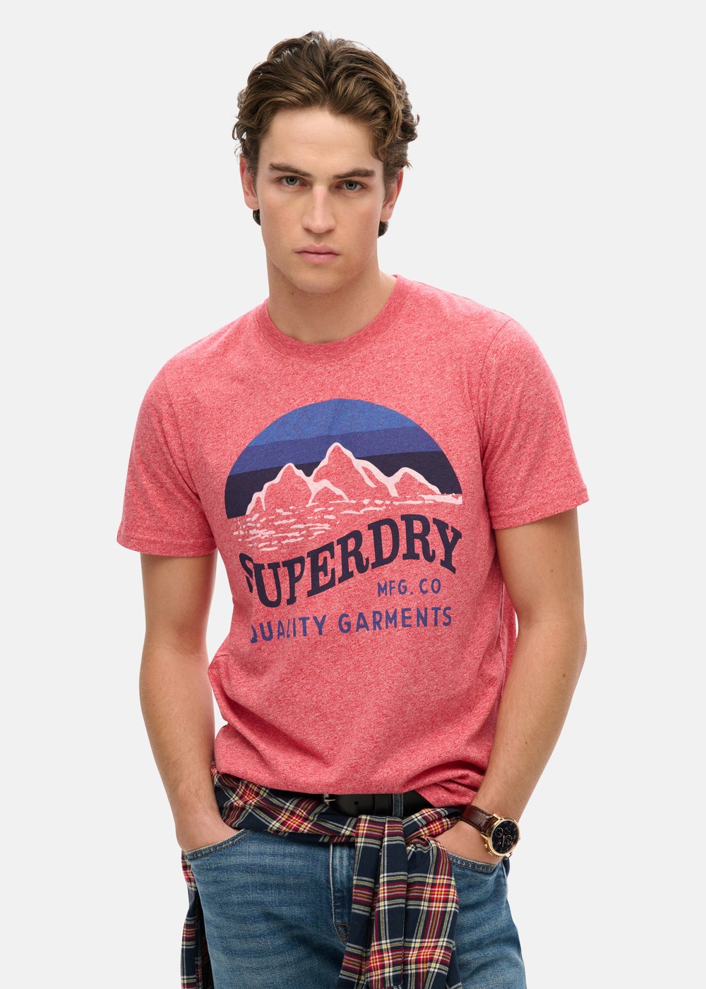 Cl Great Outdoors Relaxed Tee, Monroe Red Grit, M, T-Shirts | Herr - Kläder - T-shirts | Padelspecialisterna